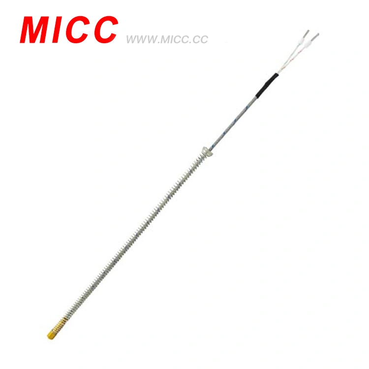 PT100 Temperature Sensor Rtd Sensor Armored Assembly Thermocouple with Ceramic Protection Tube