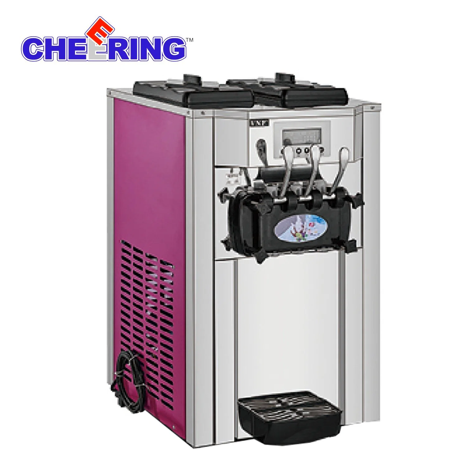 Automatic Counter Top Wholesale Best Price 3 Nozzles of Soft Ice Cream Making Machine with CE