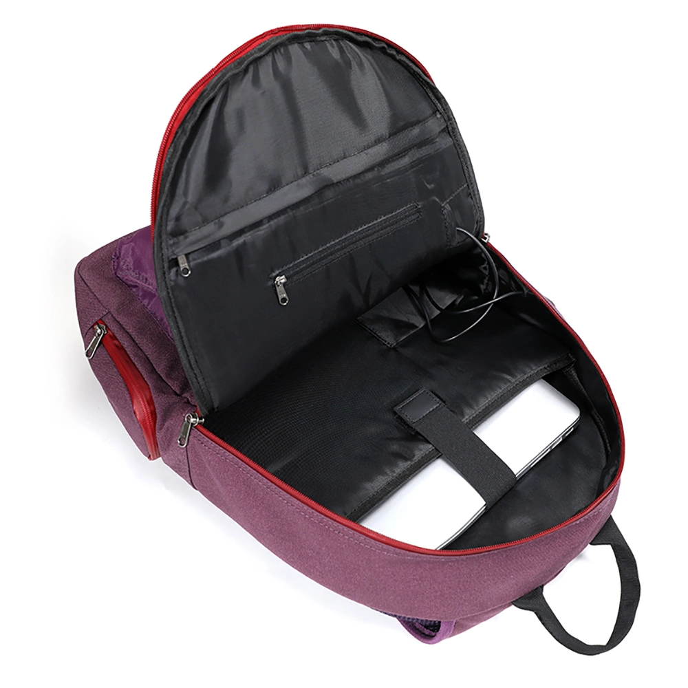 Water Proof Nylon Turn Signal LED Flash Backpack with Solar Panel Charging Phone (RS-190204-4)