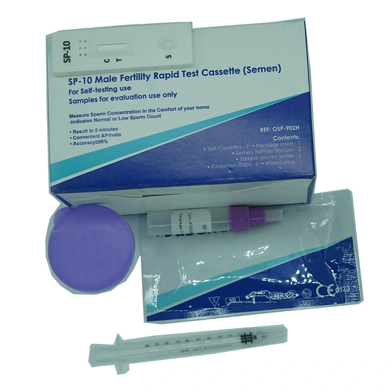 Test de concentration de sperme de fertilité masculine en une étape nombre de spermatozoïdes médicaux Test