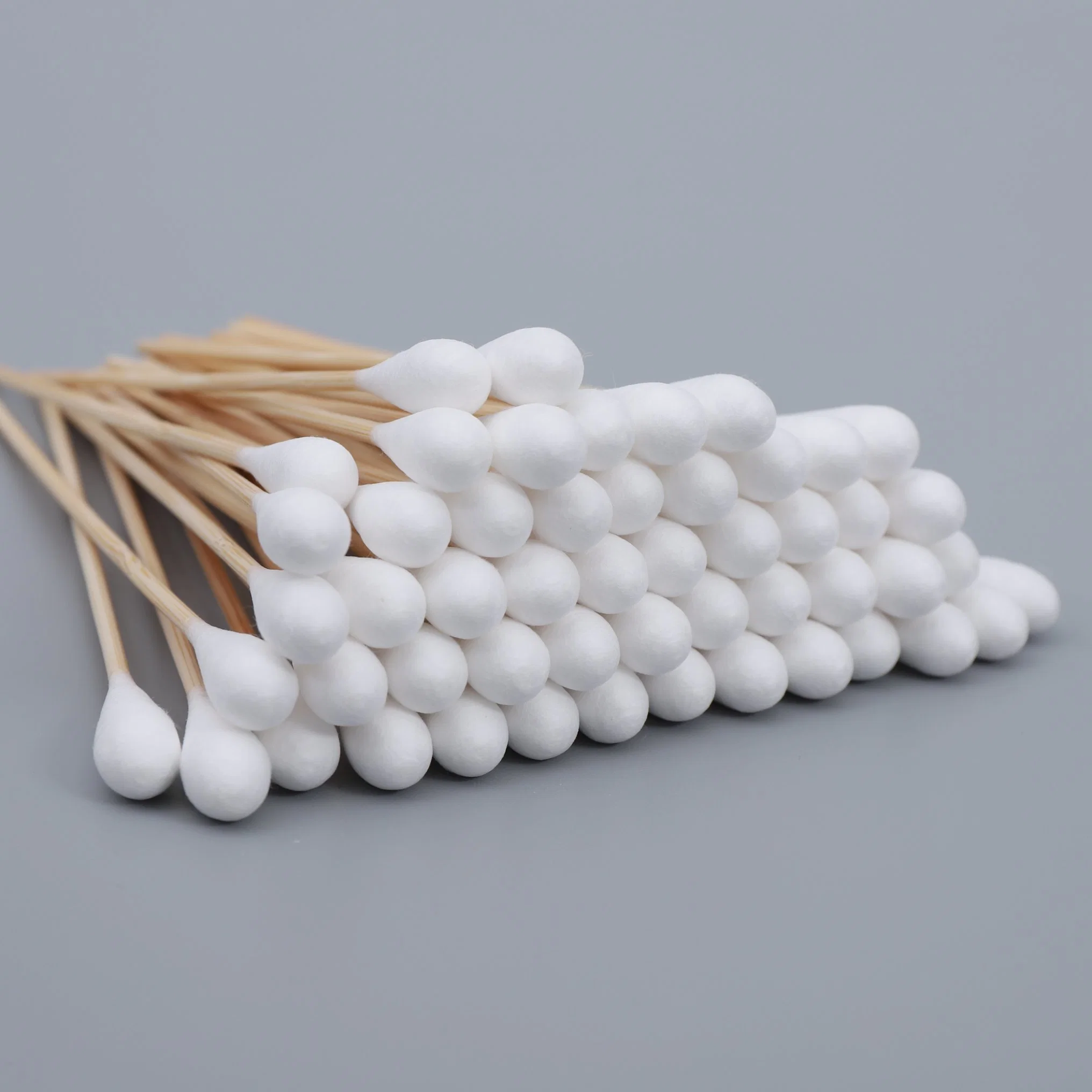 China Supplier Lower Price Customized Logo Available Wood Wet Cotton Bud