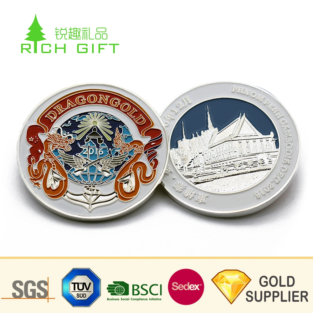 China Custom AG 999 Pure Silver Coin Engraved Old 24K Plated Dollar Gold Antique Bullion Morgan Panda Blank Bezel American Eagle 925 Sterling 1oz Silver Coins