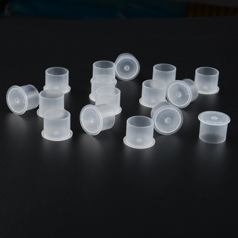 New Arrival Disposable Transparent Plastic Tattoo Ink Cups for Tattoo Ink Pigment