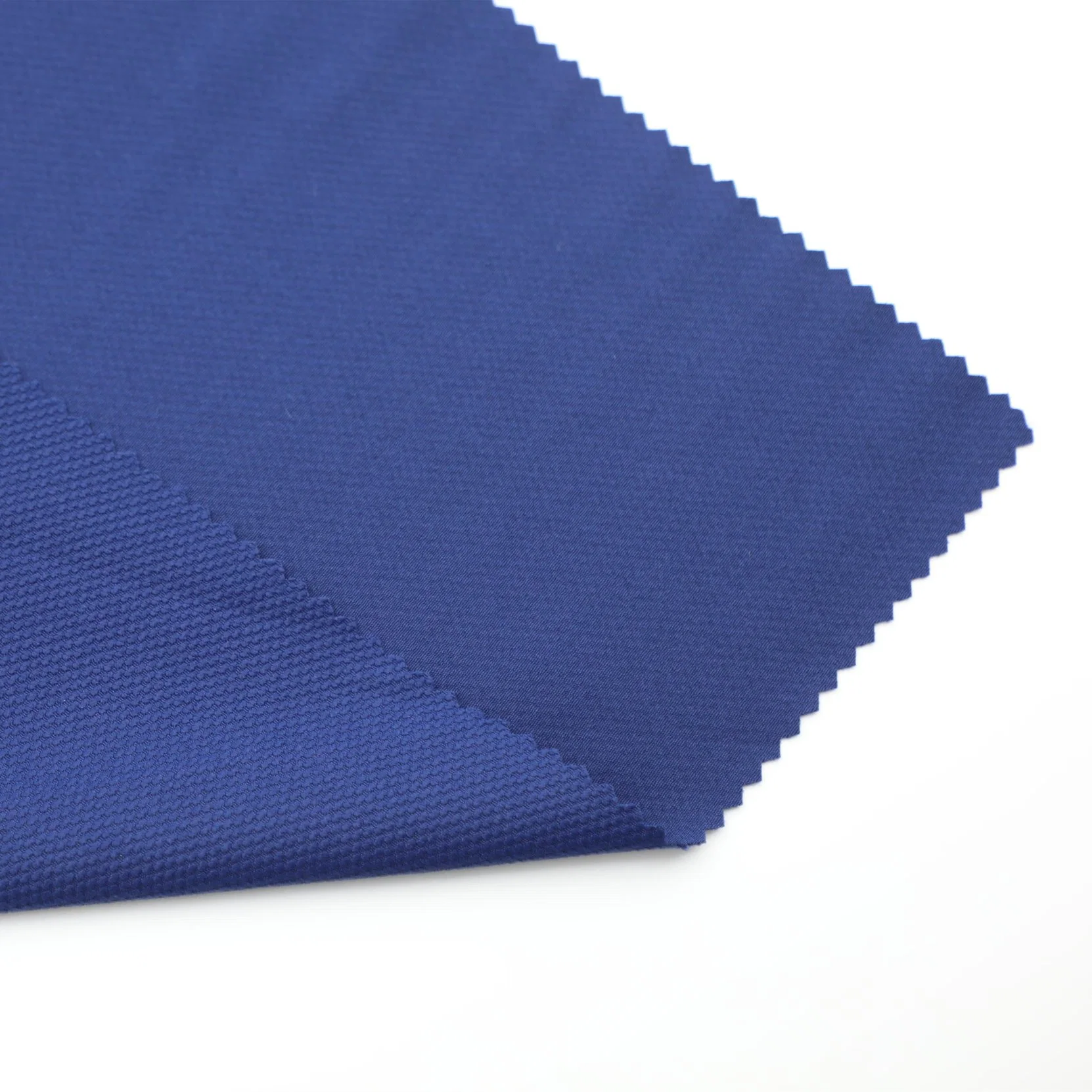 Reciclar tecido WR à prova de água respirável Exterior elástico em poliéster spandex Plain Tecido de gesta de fake Shake Memory Jacquard para casaco Coat Uniforme
