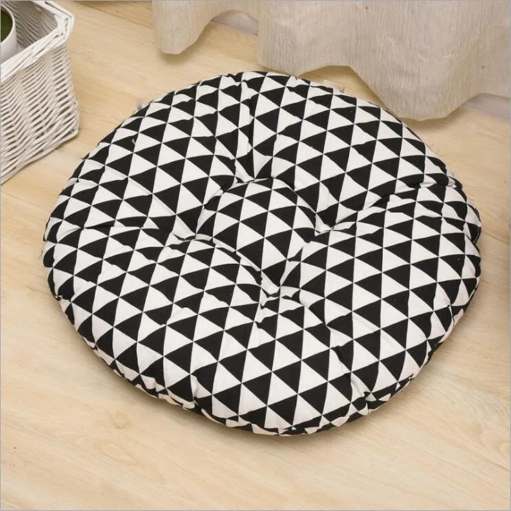 Cotton Round Cushion Super Soft Pillow for Chair Meditating Japanese Futon Mat Sofa Decorative Seat Pad