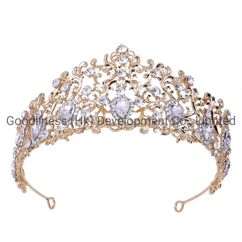 Festzug Geburtstag Braut Hochzeit Kopfschmuck Diamant Kronen Tiaras Fashion Haar Zubehör