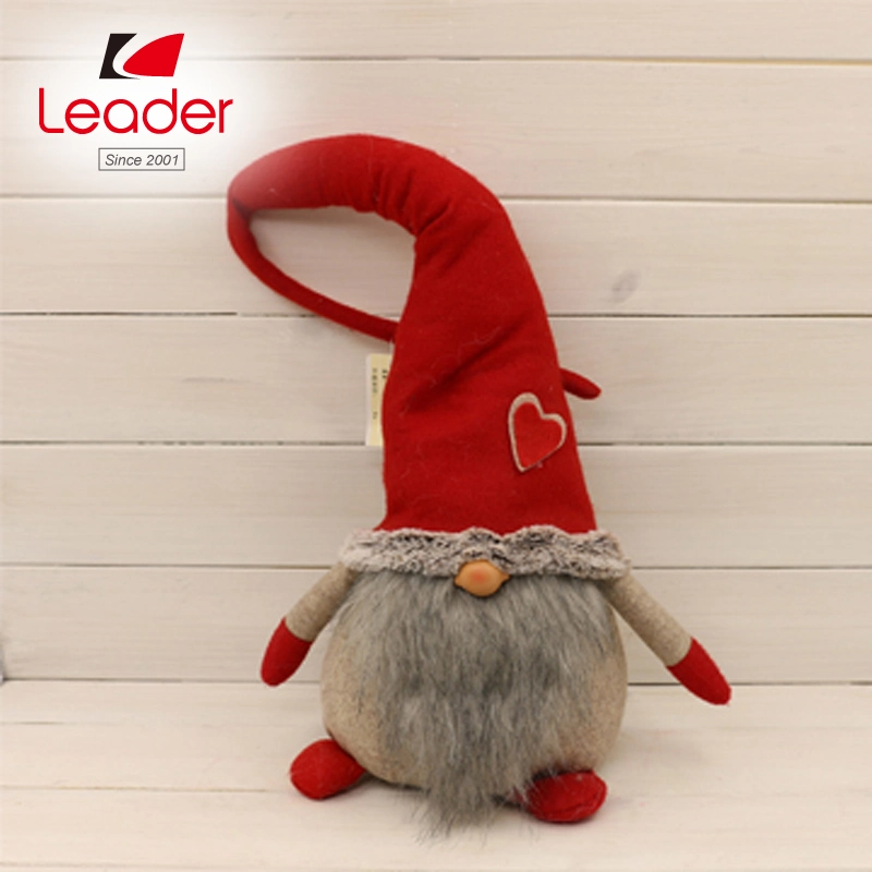 China Fabricante Red Hat Sessão de prateleira de tecido Natal Moose para decoração