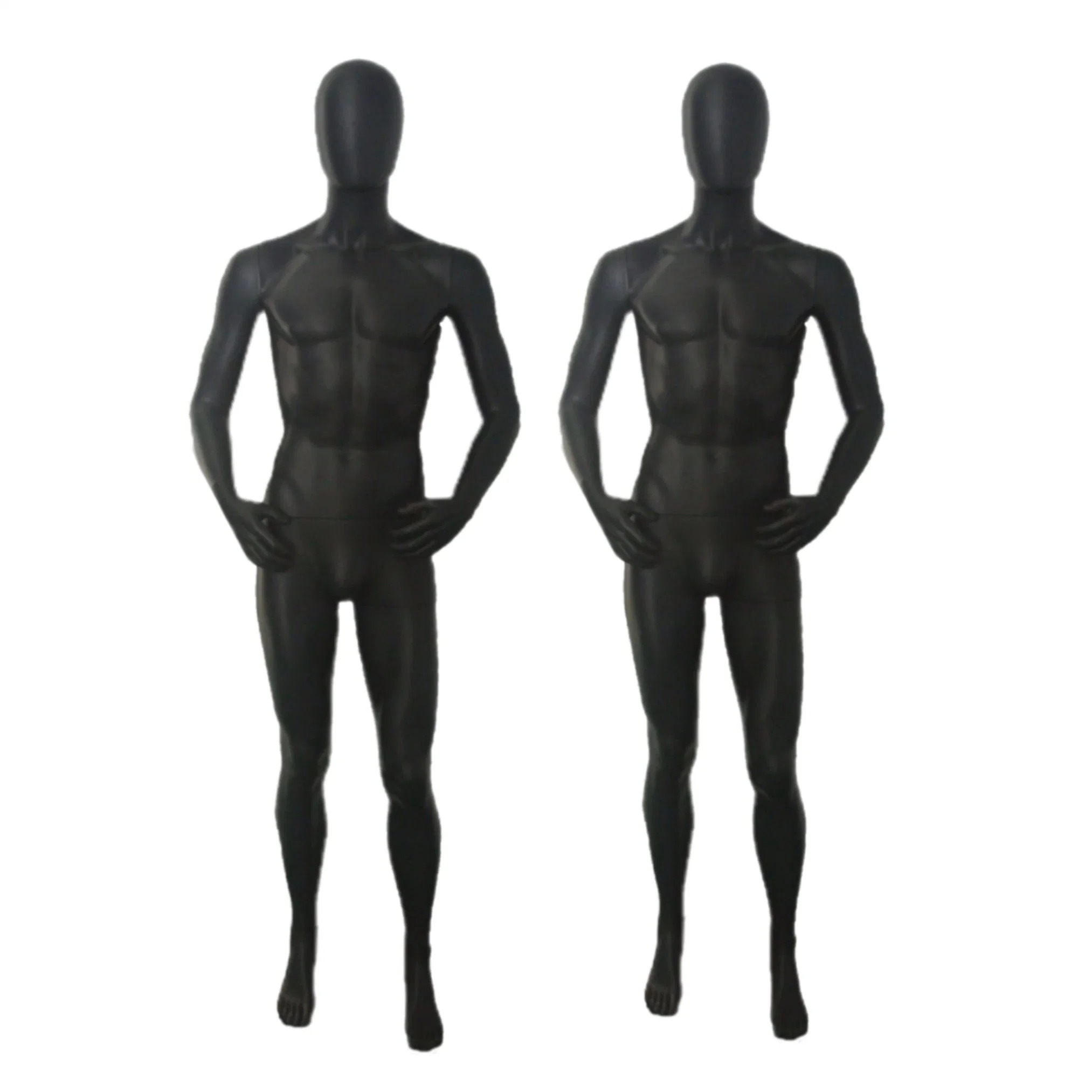 Precio de soplado Negro Color Hombre Hombre Mannikin Mannequins para Pantalla