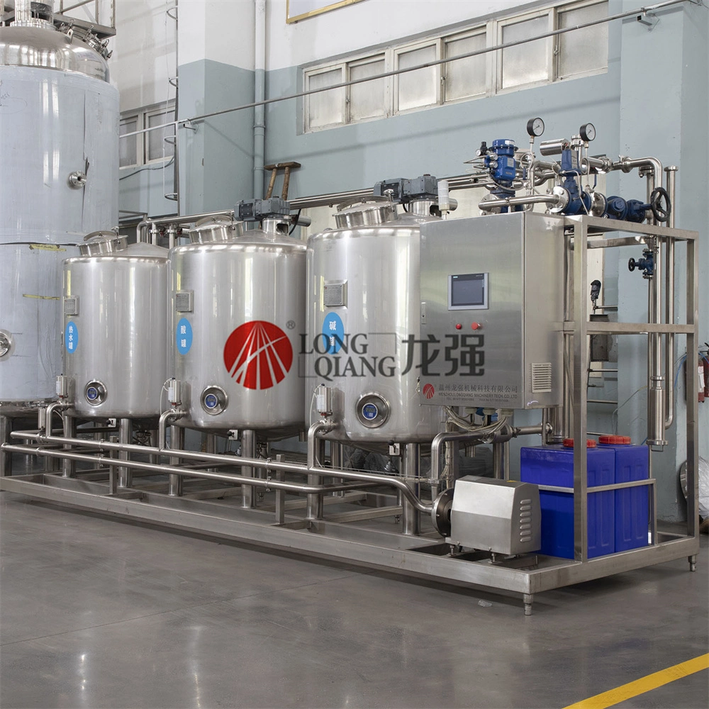 Solución de álcali/ácido Nueva planta de limpieza Equipo procesamiento de jugo CIP para Fábrica de alimentos
