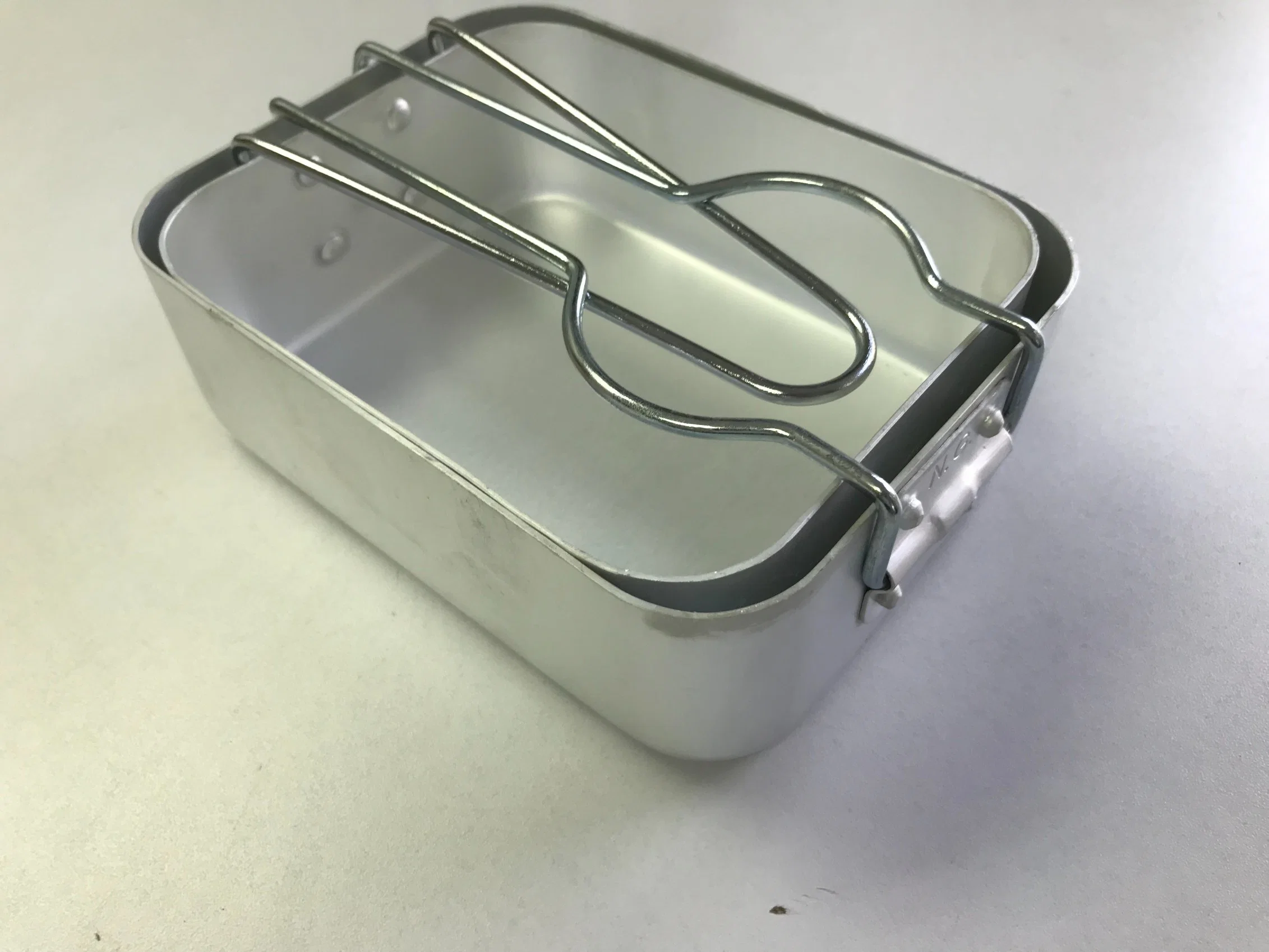 Aluminum Camping 2 Sets of Aluminum Food Pan with Customed Engraved Logo