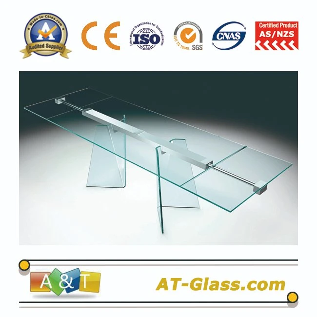 3mm-19mm Transparent Tempered Glass/Toughened Glass with Excellent Color