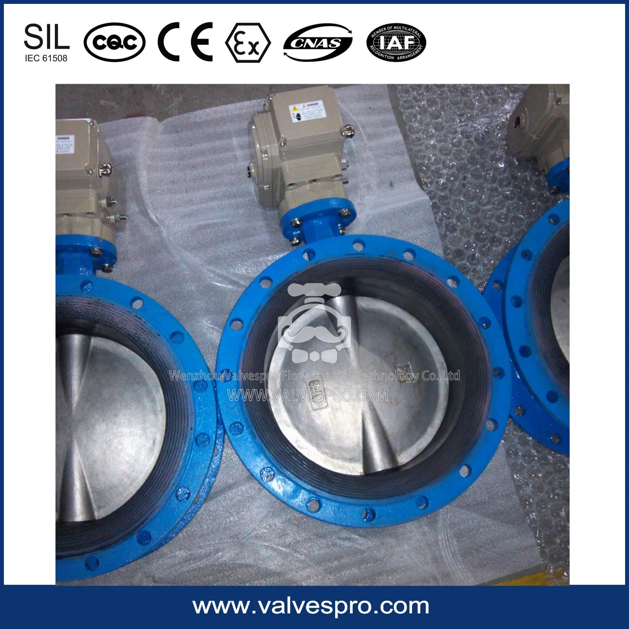 Electric Butterfly Valve of on/off Type Rotary Turn 220VAC PTFE Seat Pn16 JIS10K ANSI150