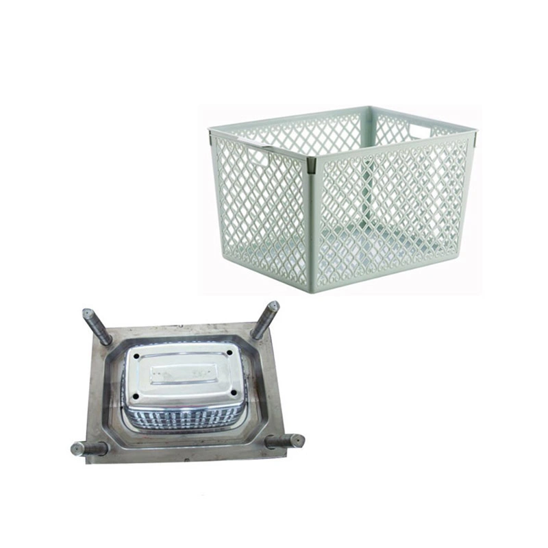 Plastic Storage Cabinet Injection Mould Supermarket Shopping Fruit Vegetable Basket Mold