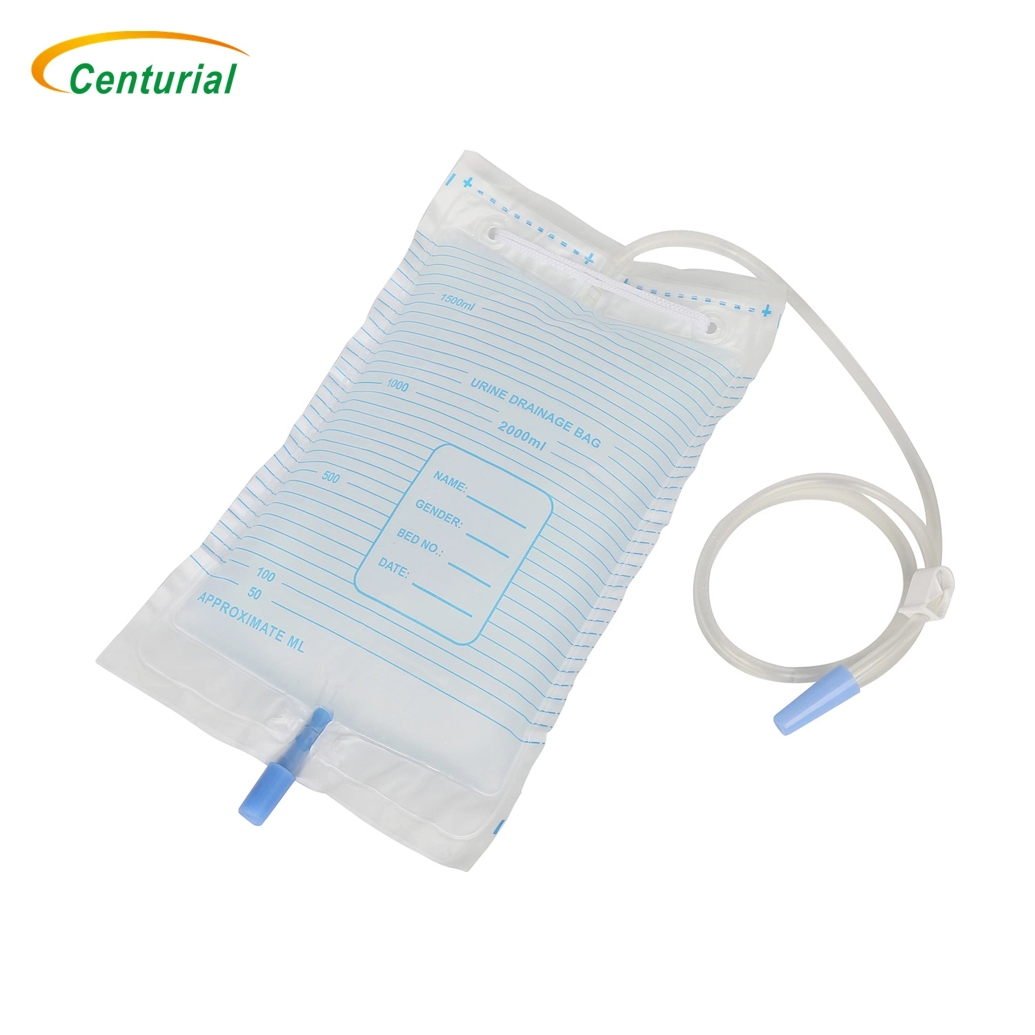 Hot Sale Medical Disposable Sterile Urine Bags with Measure Volume Chamber for Adults