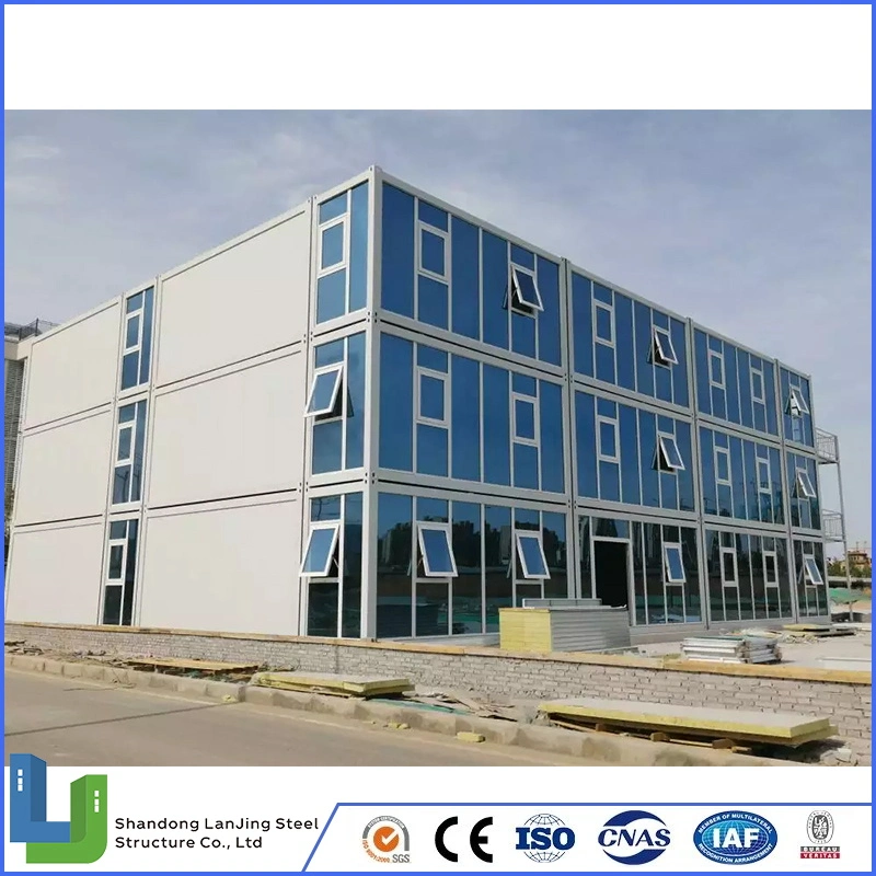 Customizable ISO CE Approved Prefab House Flat Pack Container Office Building for Sale