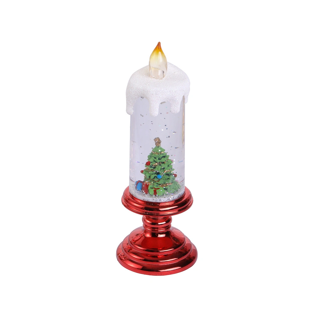 Christmas LED Candles Home Garden Decoration Plastic Tabletop Christmas Decorative Lighting