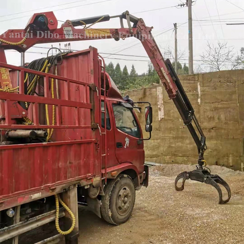 CE kleine ATV Hydraulische Holzkrane Holzgreifer Log Fang Manipulator