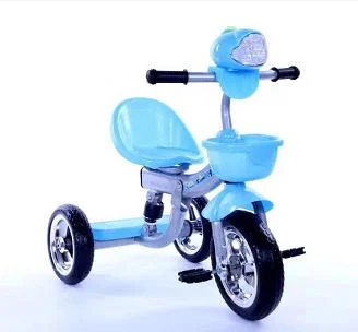 Cute Child Tricycle Trike with Music Light Basket