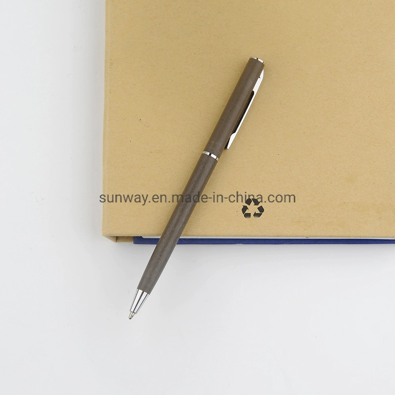 Classic Design Eco Friendly Coffee Grounds Ballpoint Pen for Fast Writing