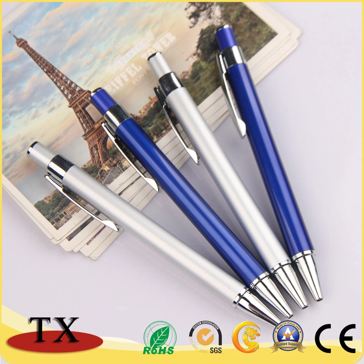 Luxury Good Quality Metal Custom Twist Mechanism Ball Pen for Promotion Gift Pen