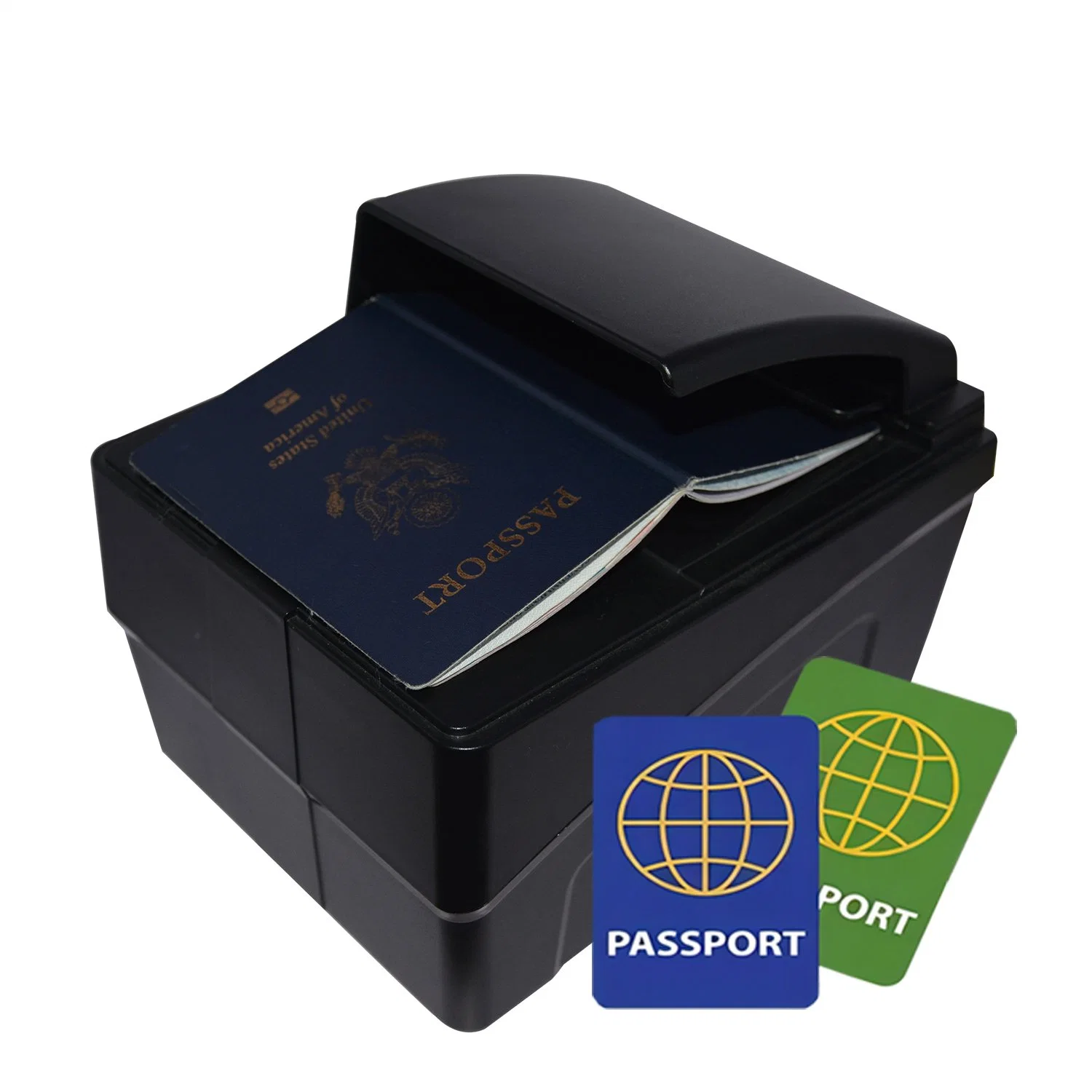 قارئ جوازات السفر الإلكتروني بالبصمة والهوية الجوالة والمعفاة من الرسوم في المطار (PPR-100A)