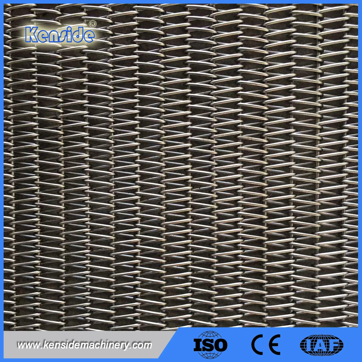 Fire Resistant Balanced Conveyor Mesh / 316 Stainless Steel Conveyor Belt / 304 Heat Resistant Mesh Conveyor