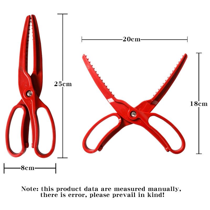 Fishing Pliers Plastic Fish Clamp Grip Catch Release Tool Fish Body Holder Tongs Scissors Grabber Tackle Fishing Pliers