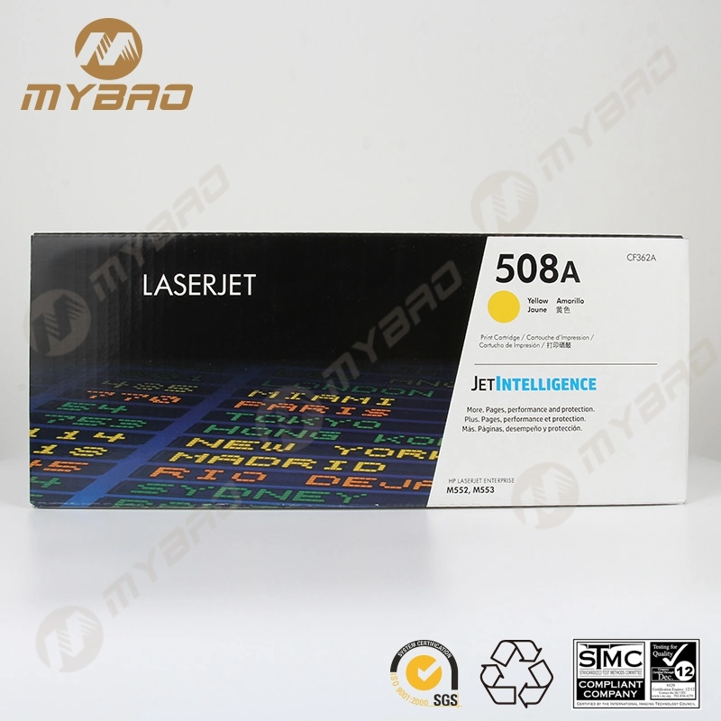 CF360un CF361un CF 362 UN CF363A 508UN COLOR cartucho de tóner para impresora HP