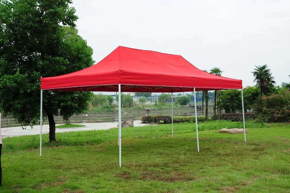 Rectangle Foldable Gazebo Tent with Red Color (OCT-FG009R)