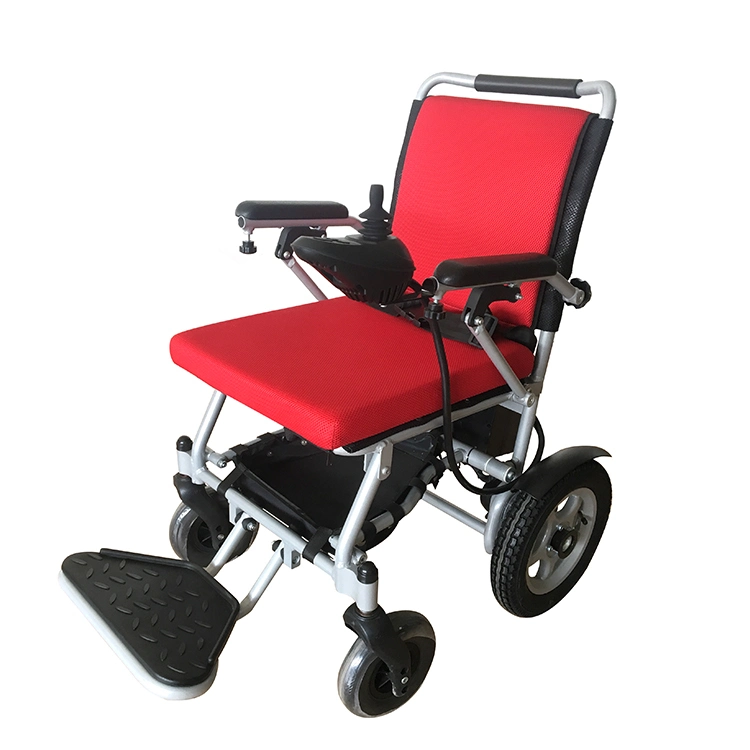 New Foldable Electric Wheelchair Aluminum Lightweight Power Wheelchair with Lithium Battery