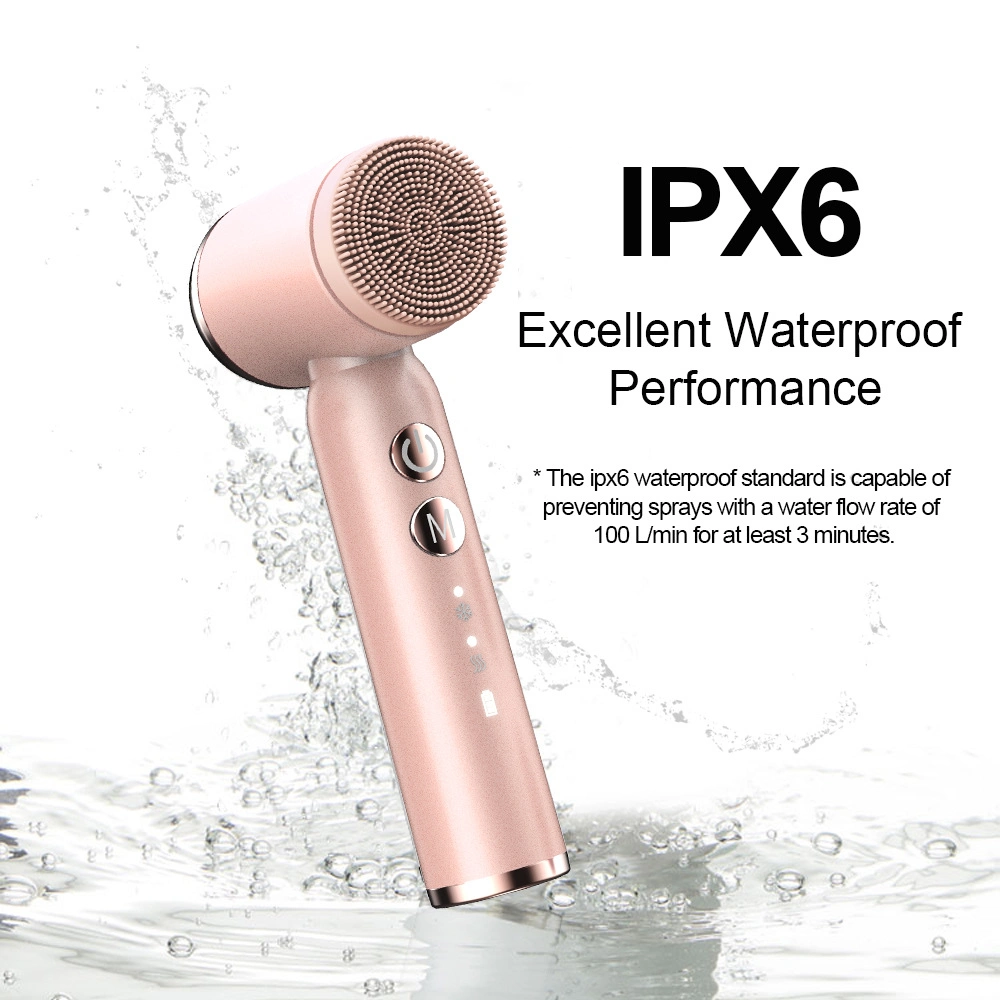 Skin Deep Cleaning Device Rechargeable Waterproof Vibration Silicone Face Wash Brush