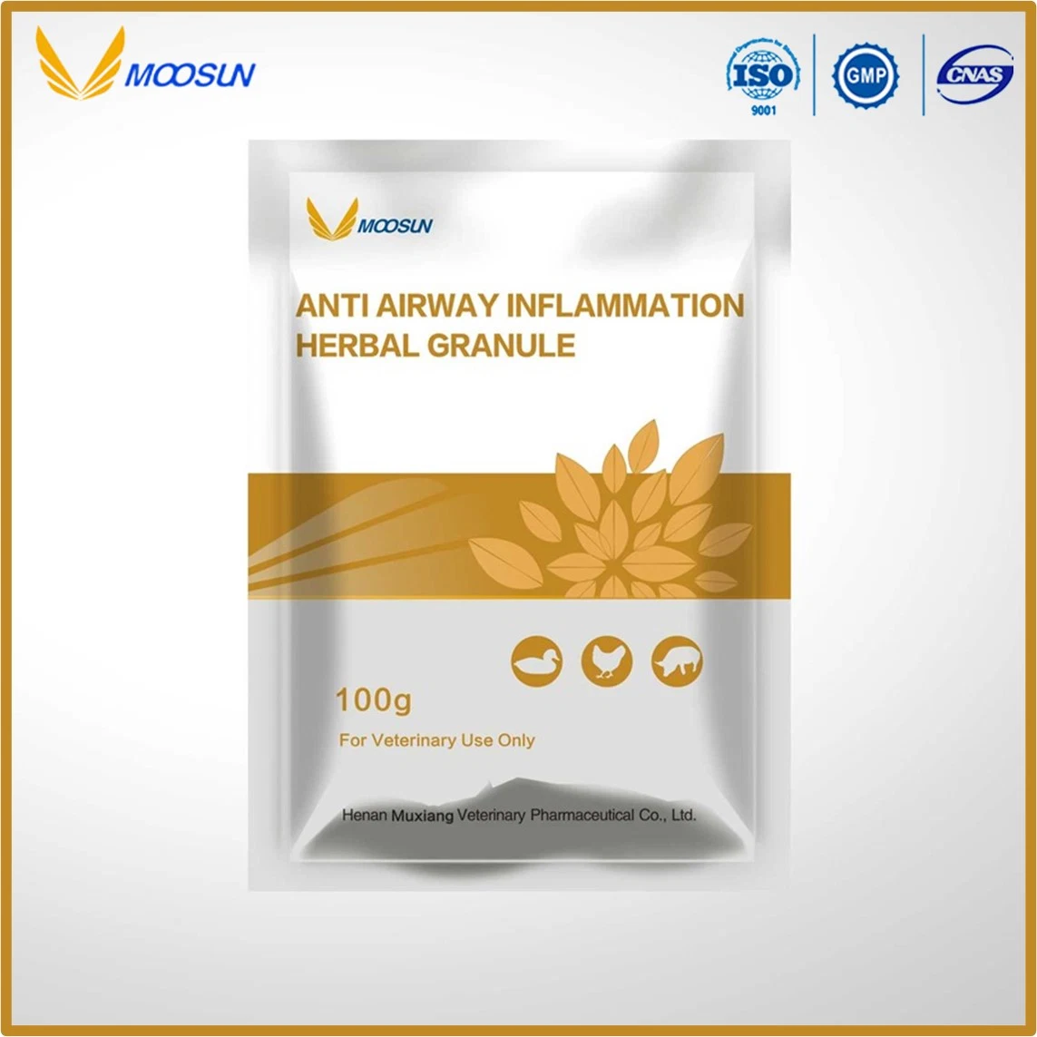 Chinese Manufacture Herbal Veterinary Medicine Anti Immunosuppression Powder for Animals Use with GMP ISO