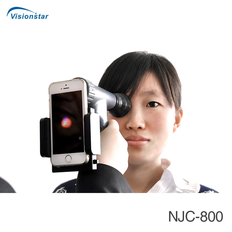 Njc-800 China Venta caliente Equipo oftalmológico Pantoscopic oftalmoscopio.