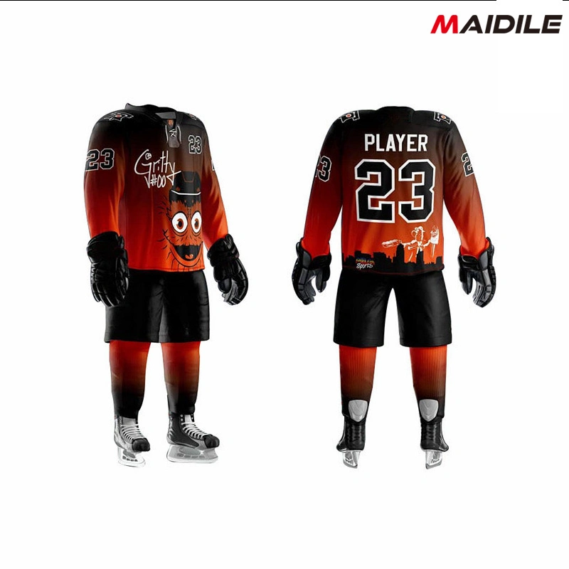 Custom Made Team Sportswear Camiseta profesional de hockey sobre hielo