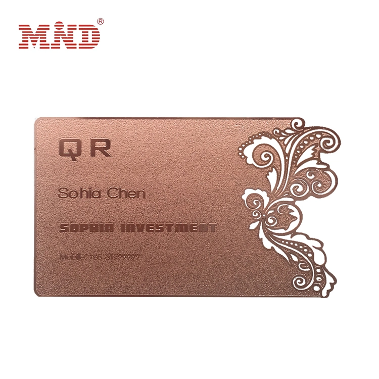 Gold Mirror Metal Business Cards Custom Mirror Stainless Steel Cards