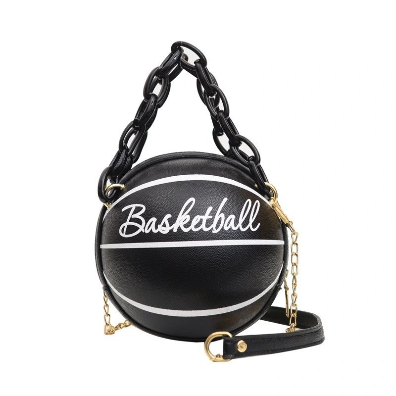 Round Shape Handbag Basket Ball Purse Basketball Bags