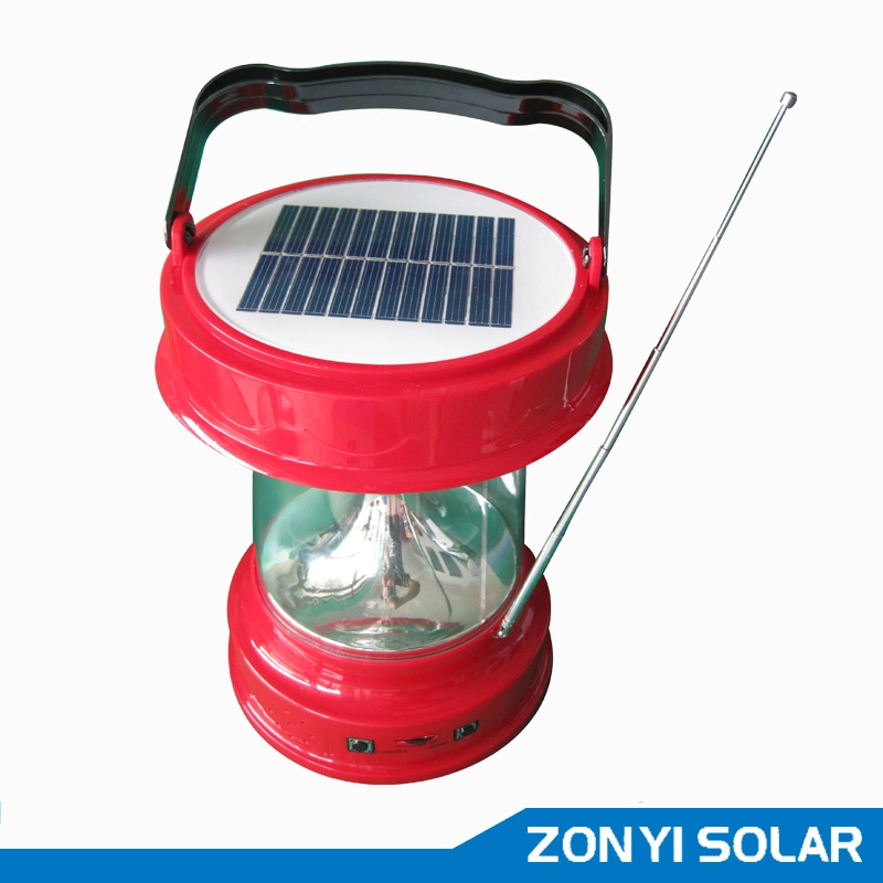 Solar Lantern (solar camping light) with Radio (ZY-03E)