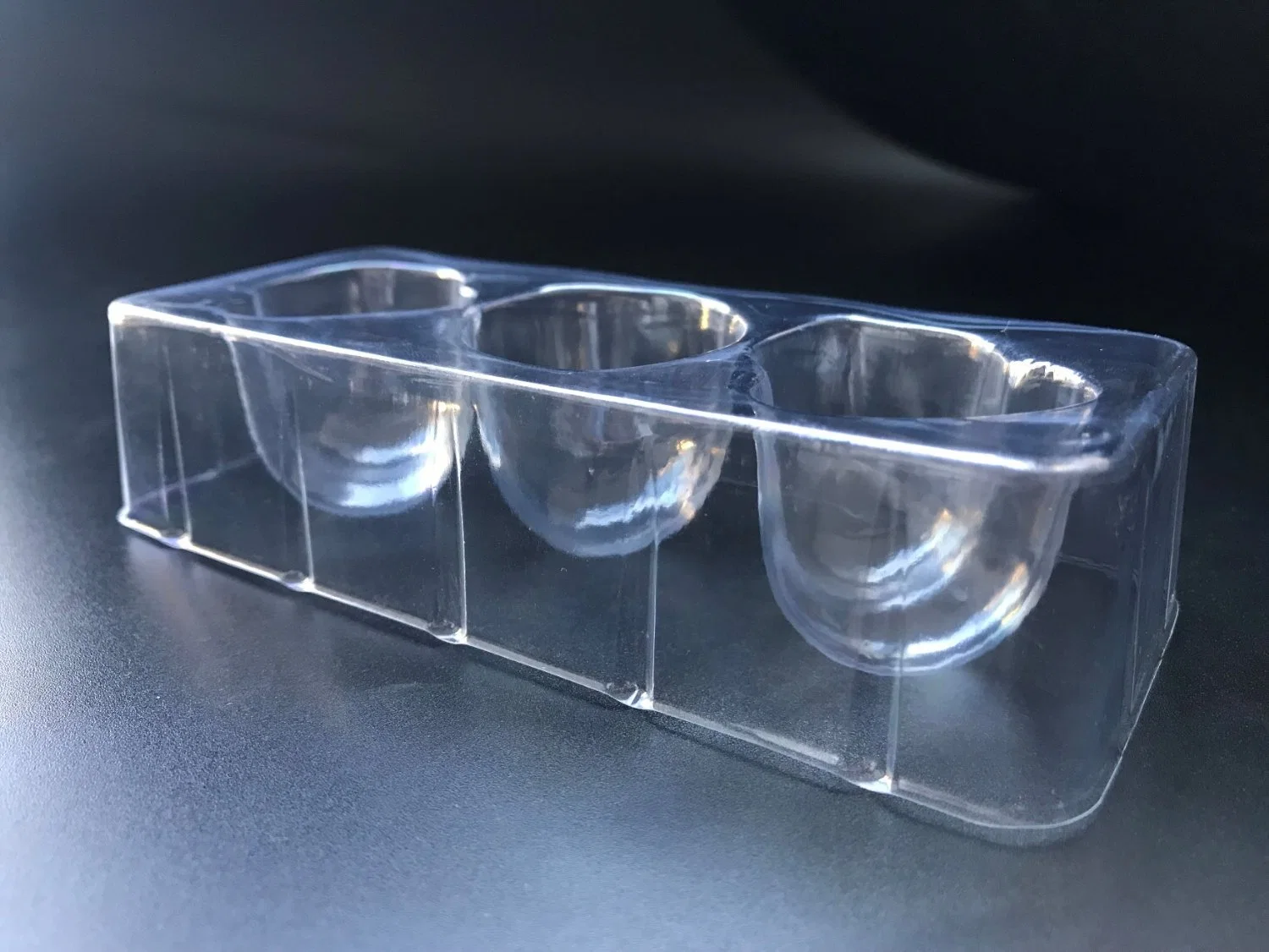 PET blister tray packaging box for cosmetic Powder puff