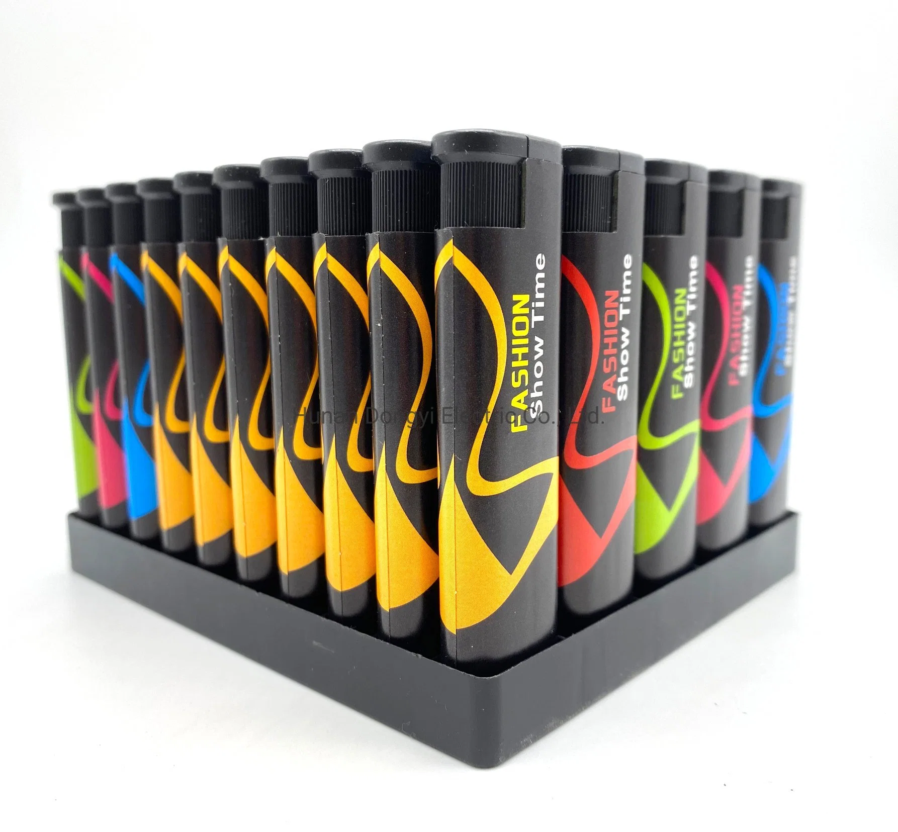 Factory Wrapped Sticker Item of Cheap Electric Disposable Lighter for Souvenir Gift