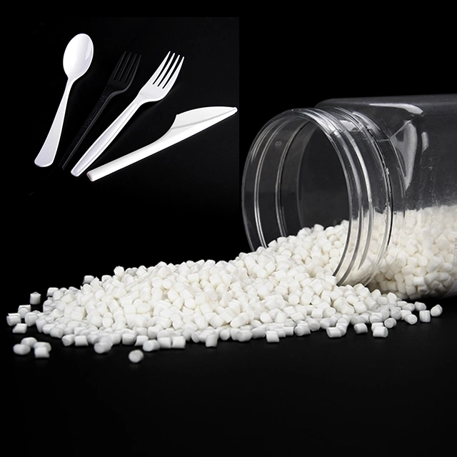 Résine polylactique biodégradable Pellets PLA 4043D matière première pour Application d'emballage alimentaire