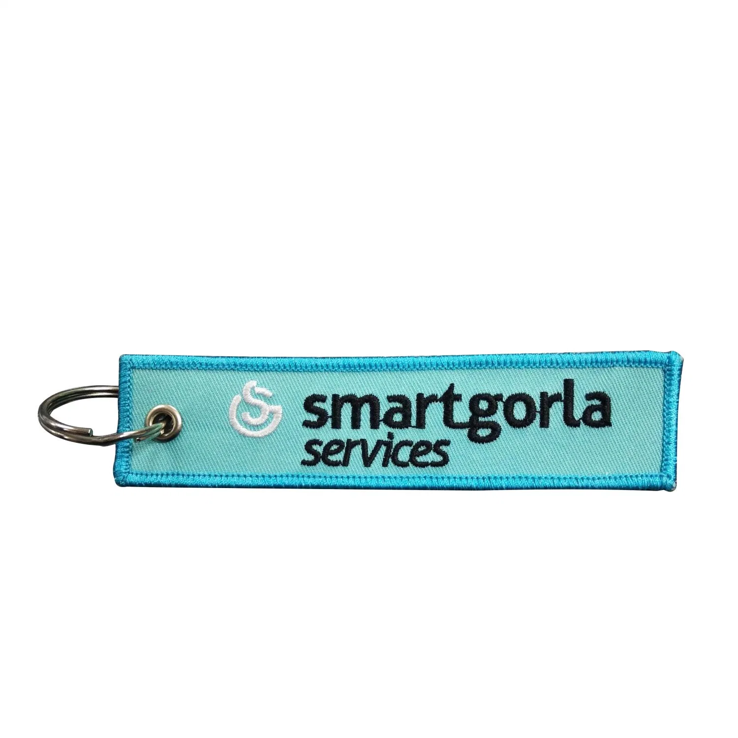 Custom Logo Printed Sublimation Strap Wrist Polyester Keychain