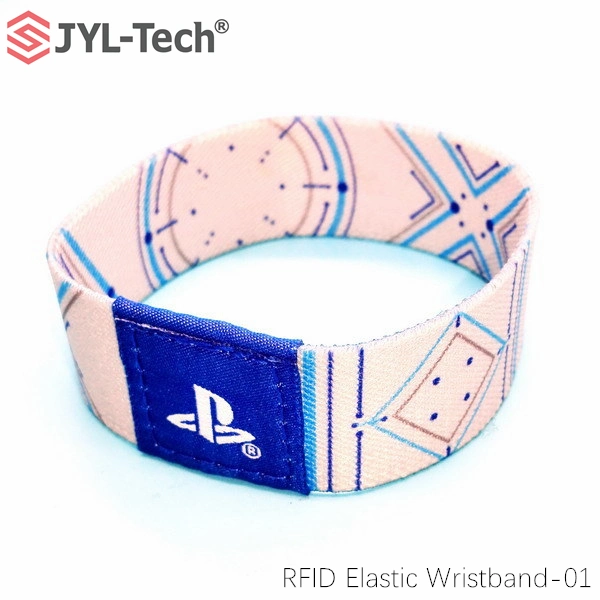 High Quality Adjustable 125kHz RFID Elastic NFC Bracelet Concert Wristband