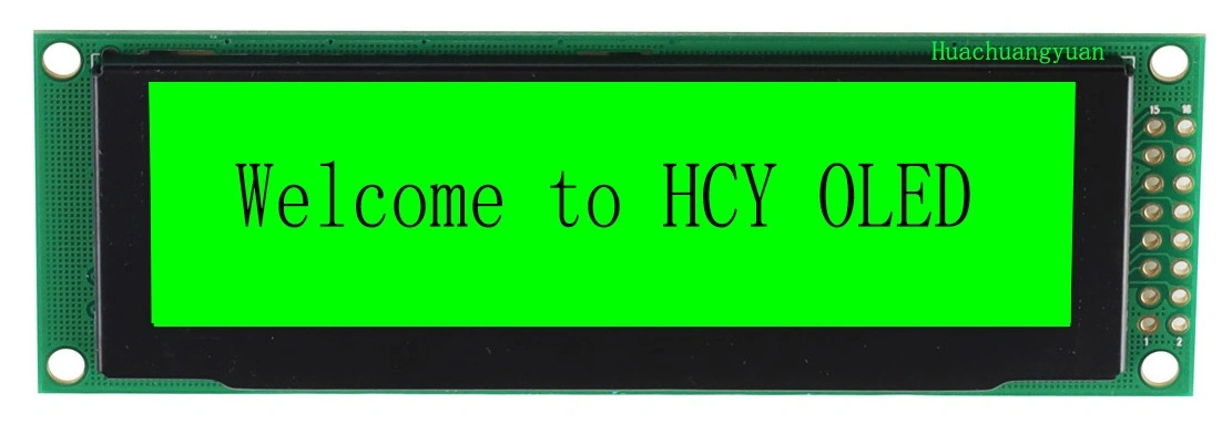 3.12 Inch 256X64 Green 16-Gray Scale and Multi-Choice Communication-Interface OLED Module