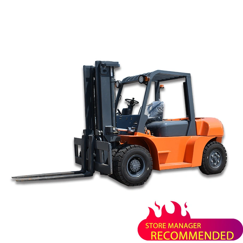 7 Tons Diesel Logistics Mechanical Power Standard Overall Manufacturer Handing Equipment Forklift