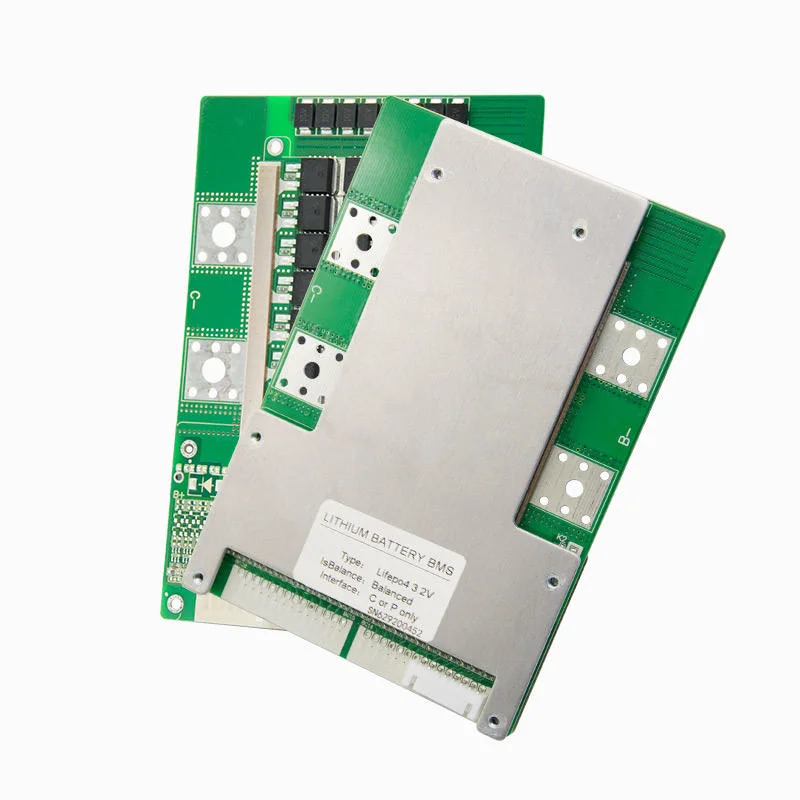 Placa de circuito de BMS 4S-16S 100 a 18650 Batería de iones de litio y LiFePO4 con el saldo de BMS BMS para interruptor de baja tensión de baterías de litio