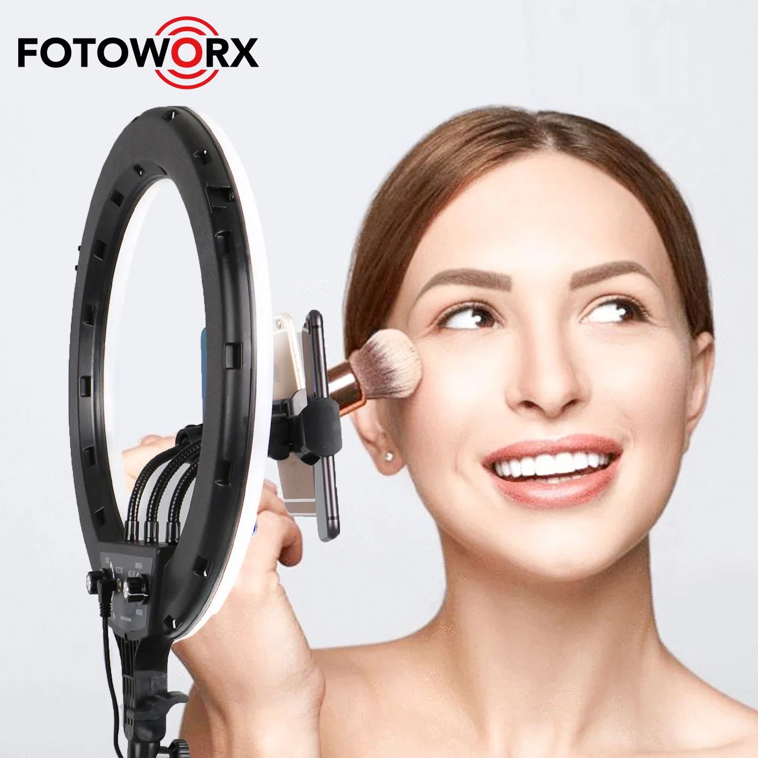 Fotoworx 14 pouces LED Ring Light pour Vlog Smartphone