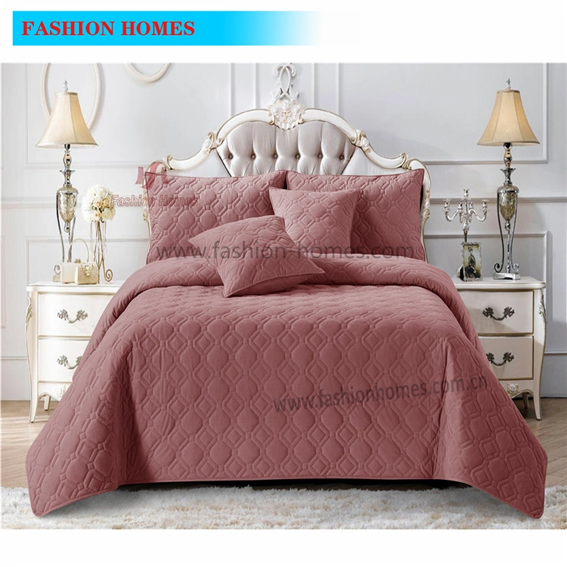 F-4151 Pink Color 5PCS 100%Polyester Corduroy Velvet Quilt Вышивка подушки И одеяло Bedраспространяется