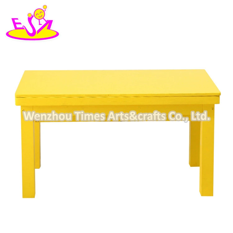 Customize Children Wooden Bloks Play Table with Storage W08g290c