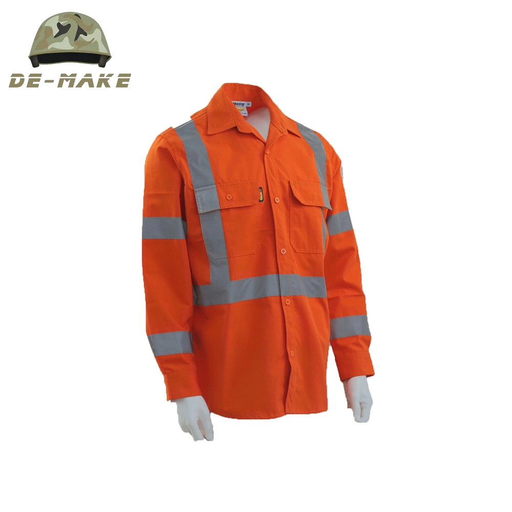 Safety Tooling Workwear Men Fluorescent Work Clothes for Men and Women High Visibility T-Shirt Cleaning Workwear