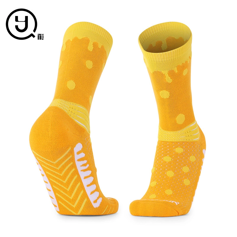 New Men's Football Soccer Socks High Stockings Hosiery Cycling Socks Sports Durable Long Adult Basketball Socks